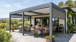 pergola bioclimatique retractable
